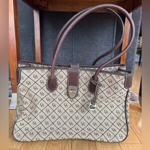 Dooney & Bourke Signature Brown Tote